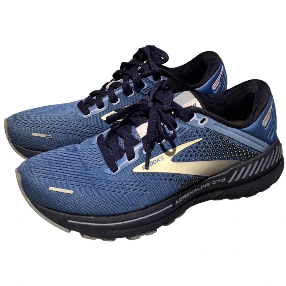 Brooks Adrenaline GTS 22 Womens Running Shoes Blue Navy 1203531B467 Size 6
